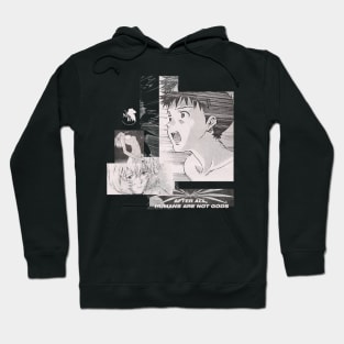 Neon Genesis Evangelion ''YOU ARE (NOT) ALONE'' Hoodie